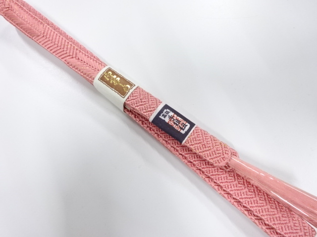 未使用品　正絹　手組帯締め